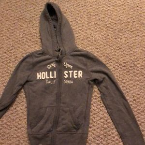 Hollister zip up sweatshirt